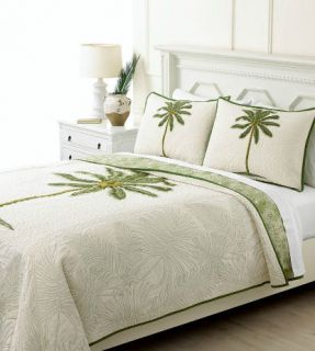 Martha Stewart Coconut Palm Two King Pillowshams