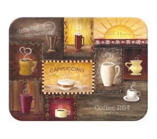 Tuftop Coffee Time Tempered Glass Kitchen Board —