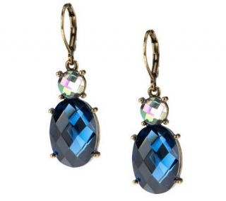 Joan Rivers Crystal Mosaic Drop Earrings —