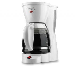 Black and Decker SmartBrew Plus 12 cup Coffeemaker   White —