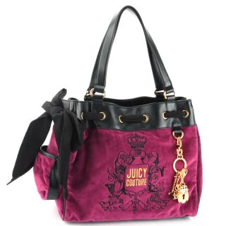 Juicy Couture Plum Forever Crest Daydreamer Handbag Plum