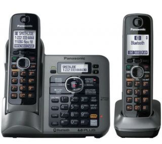 Link to Cell KXTG7642M Bluetooth TCID Conv. Phone w/2 Handsets