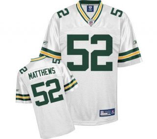 NFL Green Bay Packers Clay Matthews Youth Replica White Jersey