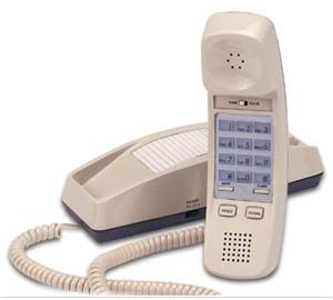 Cortelco Trimline Retro Ash Corded Desk Wall Phone 8150