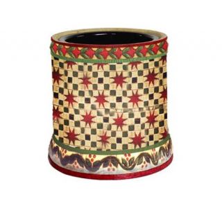 Jim Shore Star Pattern Holiday Candle Warmer —