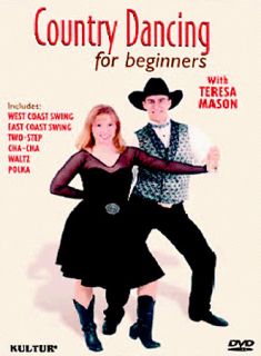 Beginners Country Dancing Two Step Cha Waltz Polka DVD 032031214798