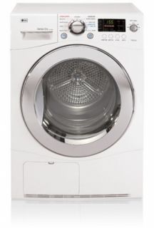 LG 24 Compact Front Load Washer Ventless Dryer Set WM1355HW DLEC855W
