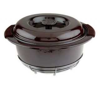 MCM360 Enameled Cast Iron 6 qt. Pot with Trivet by MarkCharles Misilli 