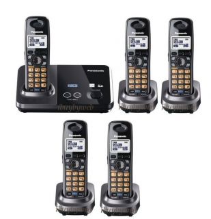 Panasonic DECT 6 0 KX TG9321T 2 Line 5 Cordless Phones