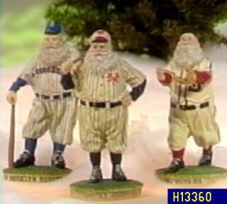 Choice of Cooperstown Santa Figurines —