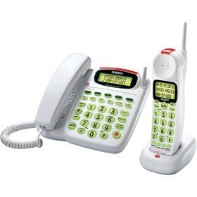   Hearing Visually Enhanced Cord Cordless Phone TALKING CALLER ID