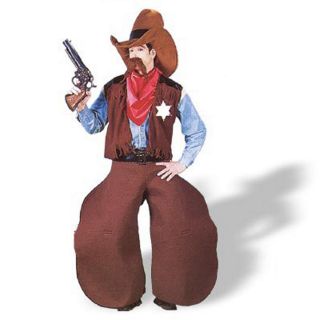  Ole Cow Hand Cowboy Chaps Mens Fancy Dress Halloween Costume