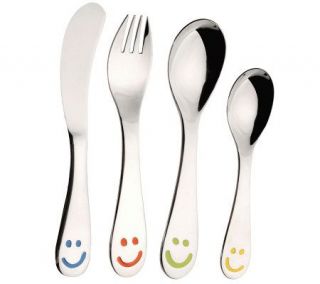 BergHOFF Smiley 4 Piece Flatware Set —