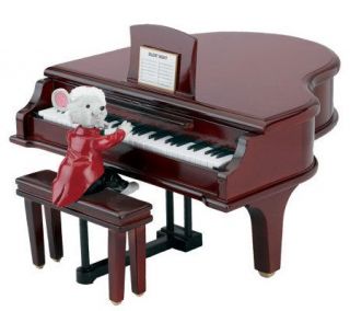 Mr. Christmas Maestro Mouse with Grand Piano —