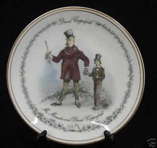 Vintage Charles Dickens Plate Mr Micawber David Copperfield