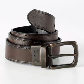  Leather Reversible Belt 1 5 Wide Coppertone Buckle MSRP $28