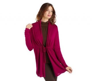 Bradley by Bradley Bayou Long Sleeve Cardigan with Waist Detail