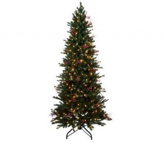 BethlehemLights 6.5 Berry and Pine Tree with Instant Power Technology 