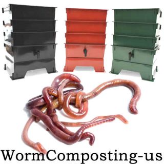 Worm Factory 6 Tray Kitchen or Garden Compost Farm Bin