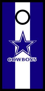 Dallas Cowboys Cornhole Bag Toss Game Wrap Graphic Decal Set
