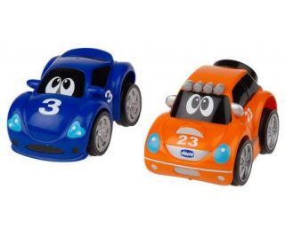 Set of 2 Turbo Touch Press n Go Motorized Vehicles —