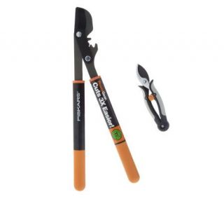 Fiskars 2 Piece Gardening Pruner & Lopper Combination Set —