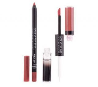 MAKE UP FOR EVER Aqua Rouge Lip Gloss Duo and Lip Liner —