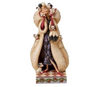 Jim Shore Disney Traditions Cruella De Vil Figurine   H351763