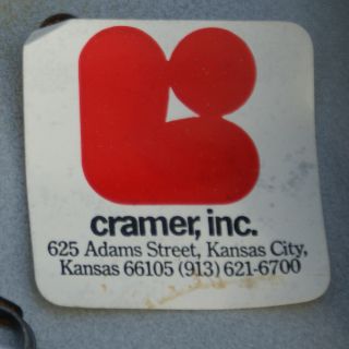 Vintage Industrial Cramer Adjustable Stool