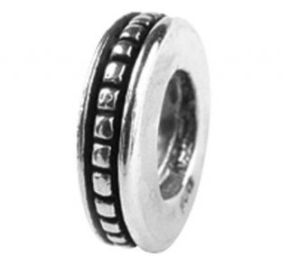 Prerogatives Sterling Notched Spacer Bead —