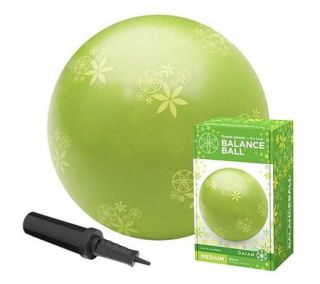 Gaiam Flower Power 65cm Balance Ball Kit —