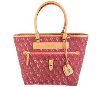 Dooney & Bourke Shadow Signature Tote with Front Pockets —