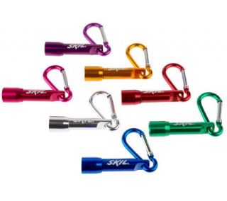 SKIL 7 Piece LED Flashlight Set with Carabiner Clips —