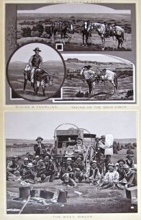 Antique Old West Photo Album Sioux Indians Buffalo Bill Denver