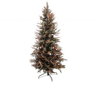 BethlehemLights 7.5 Pre lit Hunter Fir Flocked Christmas Tree