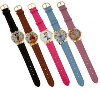 Disney Set of 5 Character Watches in IndividualBoxes —