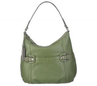 Tignanello Pebble Leather Hobo Bag with Buckle Detail   A216768