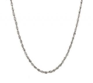 20 Classic 14K Gold Twisted Shimmer Rope Necklace, 2.5g —