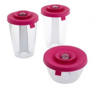 Set of 3 Pop Some Snack & Storage Containers —