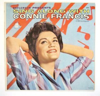 Connie Francis Sing Along with Connie LP VG NM