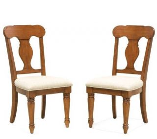 Home Styles Set of 2 Homestead Upholstered Dining Chairs —