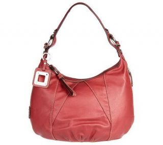 Tignanello Glove Leather Single Strap Zip Top Hobo Bag —