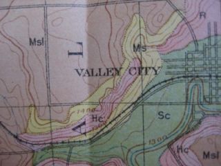 1903 Soil Survey Map Jamestown Valley City North Dakota