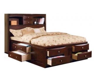 Manhatten Queen Size Bed w/ Storage by Acme Furniture   H187779
