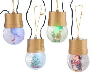 Mr. Christmas Snowball String Illuminated Ornaments —