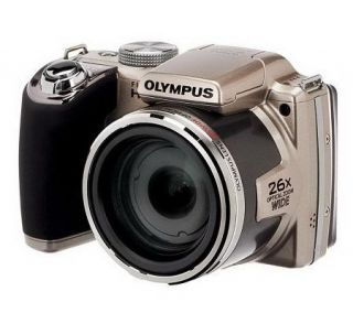 Olympus SP 720UZ 14MP 26x Zoom Digital Camera w/ Accessories