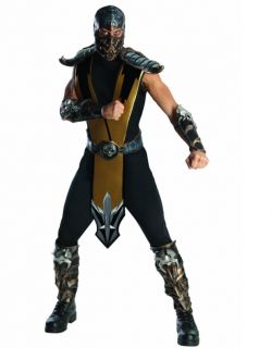 Adults Large Mortal Kombat Scorpion Ninja Assassin Costume