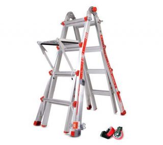 Little Giant 24 in 1 Ladder w/Wheels Leg Leveler & Work Platform 