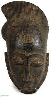 title baule portrait mask cote d ivoire african mask type of object