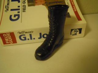 Vintage 1960s Gi Joe Right Foot Rubber Tall Boot w Foot Inside Hong